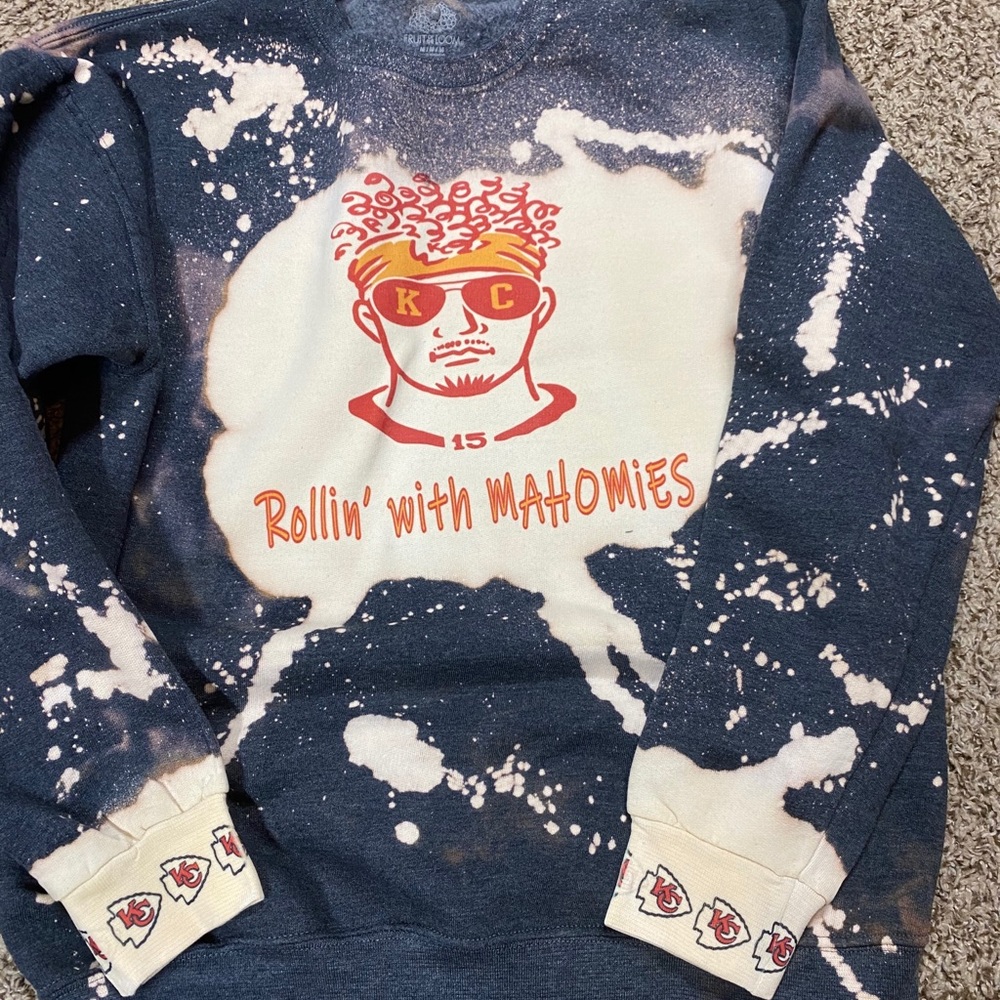 Bleached Kansas City chiefs mahomies